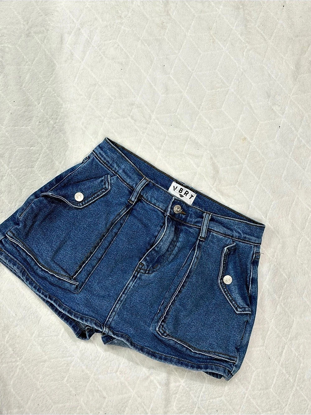 VBRT Denim Jean Skort in Blue Size Medium Like New